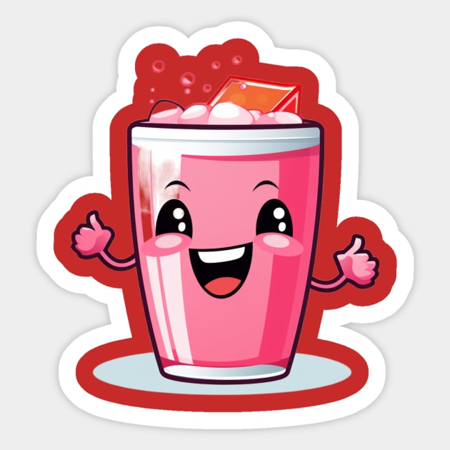 Soft drink cute T-Shirt cute giril Sticker by nonagobich